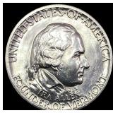 1927 Silver Vermont Battle of Bennington Half  Do