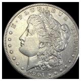 1901-S Silver Morgan Dollar NEARLY  UNCIRCULATED