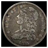 1835 Capped Bust Silver Quarter LIGHTLY  CIRCULAT