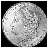 1902-O Silver Morgan Dollar CHOICE AU