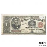 1891 $1 United States Treasury Note - Large Size