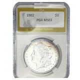 1902 Morgan Silver Dollar PGA MS63