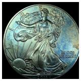 2011 Toned 1 oz Silver American Eagle $1 SUPERB GE