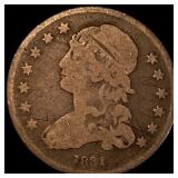 1831 Capped Bust Silver Quarter NICELY  CIRCULATE