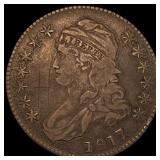 1817 Capped Bust Half Dollar LIGHTLY  CIRCULATED