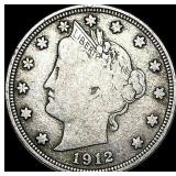 1912-S Liberty Head Nickel NICELY CIRCULATED