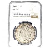 1894-O Morgan Silver Dollar NGC VF35