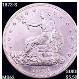 1873-S Silver Trade Dollar CHOICE BU