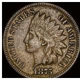 1875 Indian Head Cent NICELY CIRCULATED NICELY CI