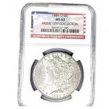 18884-O Morgan Silver Dollar MS62 Music City Coll