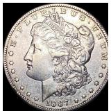 1887-O Morgan Silver Dollar NEARLY UNC