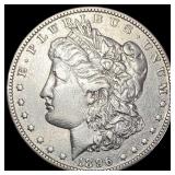 1896-O Morgan Silver Dollar NEARLY UNC