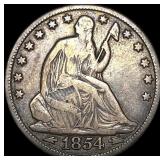 1854-O Seated Liberty Half Dollar LIGHTLY  CIRCUL