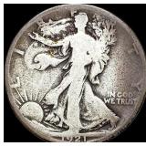 1921-S Walking Liberty Half Dollar NICELY  CIRCUL