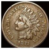 1874 Indian Head Cent LIGHTLY CIRCULATED