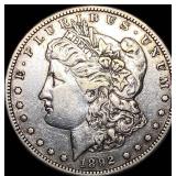 1892-S Silver Morgan Dollar NEARLY  UNCIRCULATED