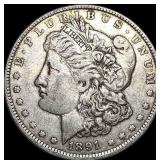 1891-O Silver Morgan Dollar NEARLY UNCIRCULATED
