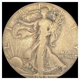 1938-D Silver Walking Liberty Half Dollar NICELY