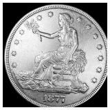 1877 Silver Trade Dollar CLOSELY UNCIRCULATED