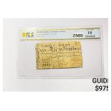 1754 30 Shillings N.C. Colonial Currency VG 10