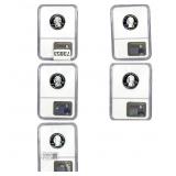 [5 Coins]2002-S State Quarter Set NGC PF69 Ultra C