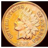 1867 Indian Head Cent CLOSELY UNCIRCULATED
