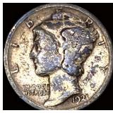 1921 Mercury Dime  NICELY CIRCULATED