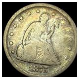 1875-S Silver Twenty Cent Piece NICELY  CIRCULATE