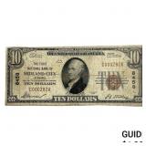 1929 $10 U.S Note-Nat. Bank of MIdland City, AL