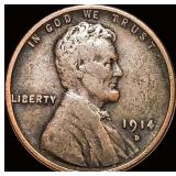 1914-D Lincoln Wheat Cent NICELY CIRCULATED