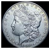 1886-S Silver Morgan Dollar CHOICE AU