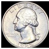 1932-S Silver Washington Quarter UNCIRCULATED