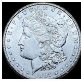 1887-S Silver Morgan Dollar CHOICE AU