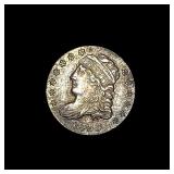 1833 Capped Bust Silver Half Dime CLOSELY UNCIRCU