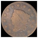 1820 Coronet Head Large Cent NICELY CIRCULATED
