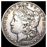 1890-CC Silver Morgan Dollar NEARLY  UNCIRCULATED