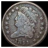 1811 Classic Head Half Cent NICELY CIRCULATED