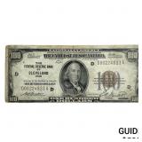 1929 $100 U.S. Note-Nat Bank of Cleveland, OH