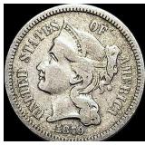 1879 Nickel Three-Cent Piece LIGHTLY CIRCULATED