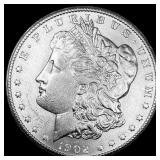1902-S Silver Morgan Dollar CLOSELY UNCIRCULATED