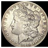 1895-O Silver Morgan Dollar ABOUT  UNCIRCULATED