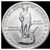 1925 Silver Lexington-Concord Half Dollar  CLOSEL