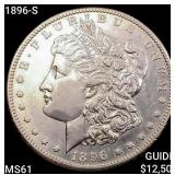 1896-S Morgan Silver Dollar UNCIRCULATED