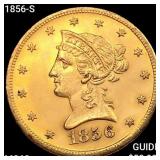 1856-S $10 Gold Eagle CHOICE BU