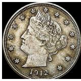 1912-D Liberty Head Nickel NEARLY  UNCIRCULATED