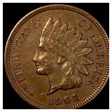 1908-S Indian Head Cent CHOICE AU