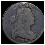 1806 Copper Draped Bust Large Cent NICELY  CIRCUL
