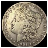 1901-S Silver Morgan Dollar LIGHTLY CIRCULATED