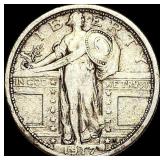 1917 Type 1 Standing Liberty Quarter LIGHTLY  CIR