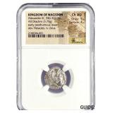 Macedon Alexander III, BC 336-323 Silver Drachm